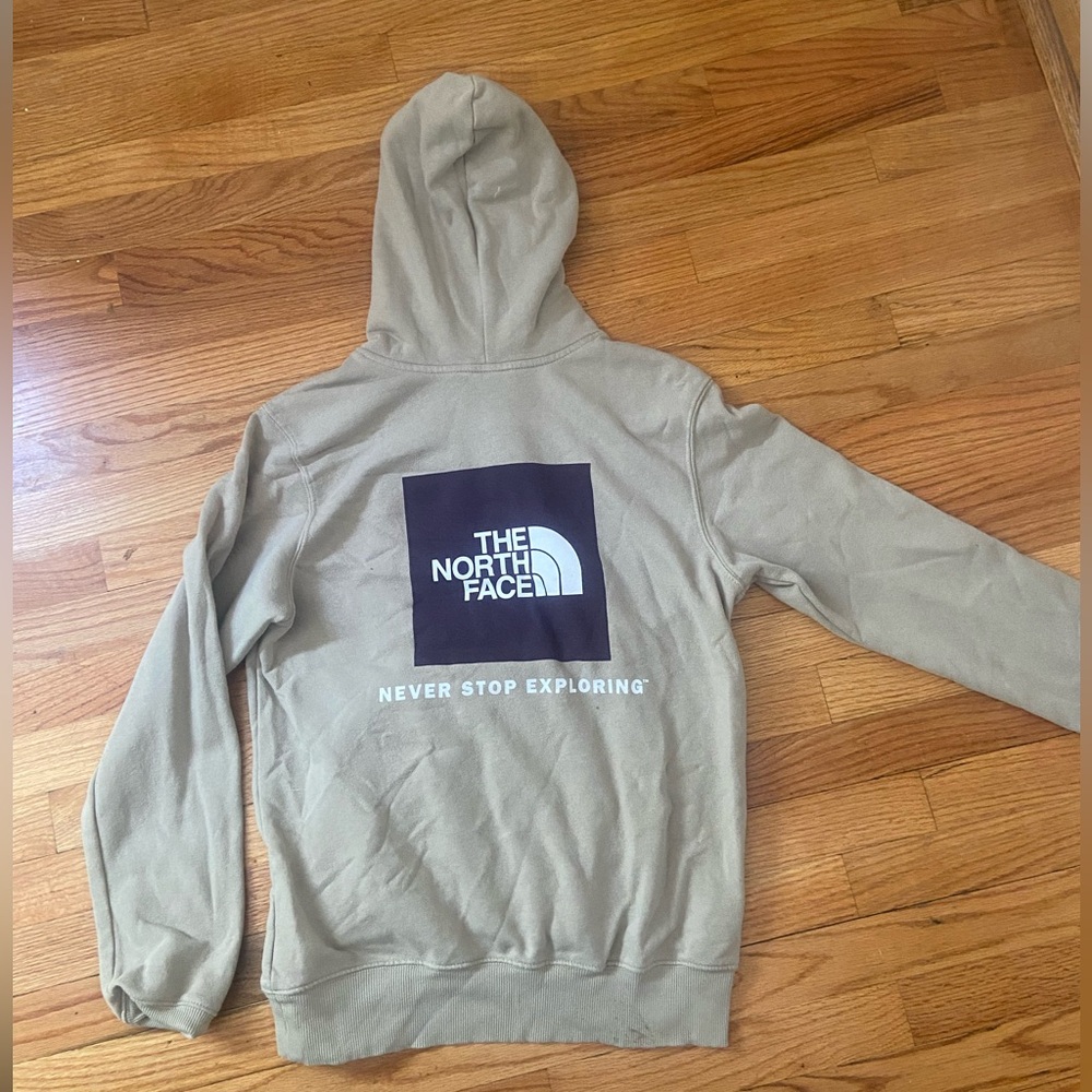 The North Face hoodie.